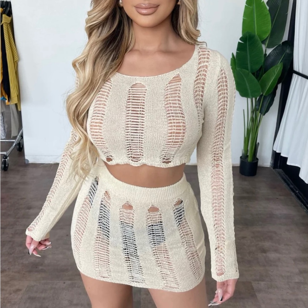 Swimwear Cover Up Matching Set